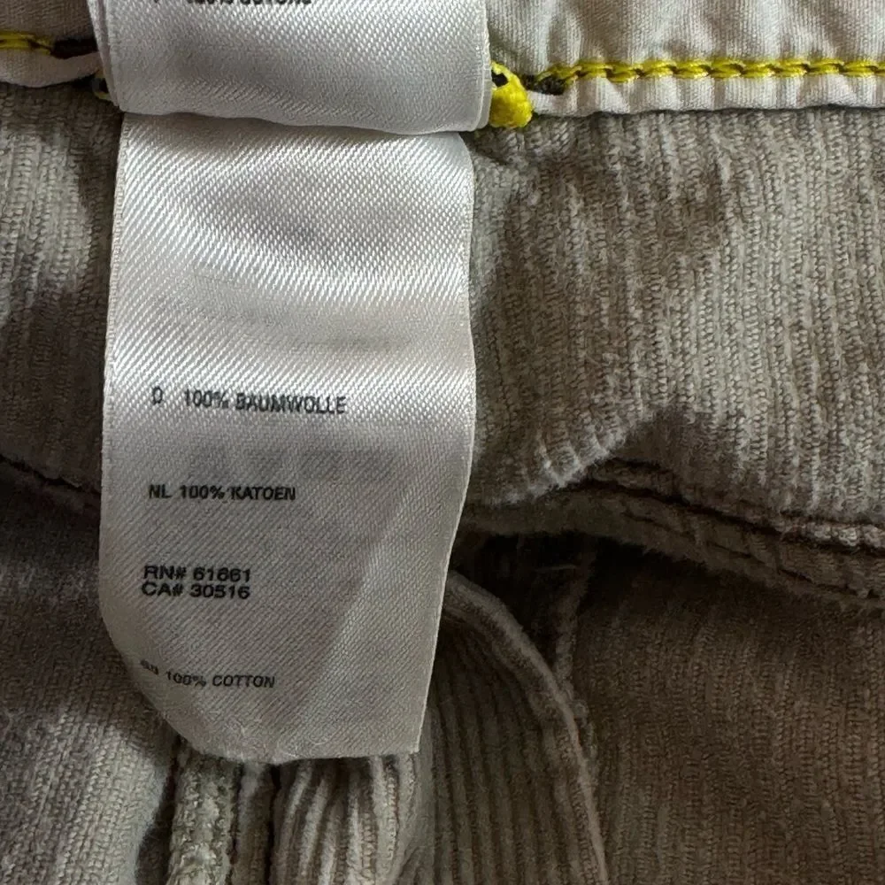 The North Face Pants Mens‎ Size 36 A5 Corduroy Tan Outdoor cotton Hiking Pockets